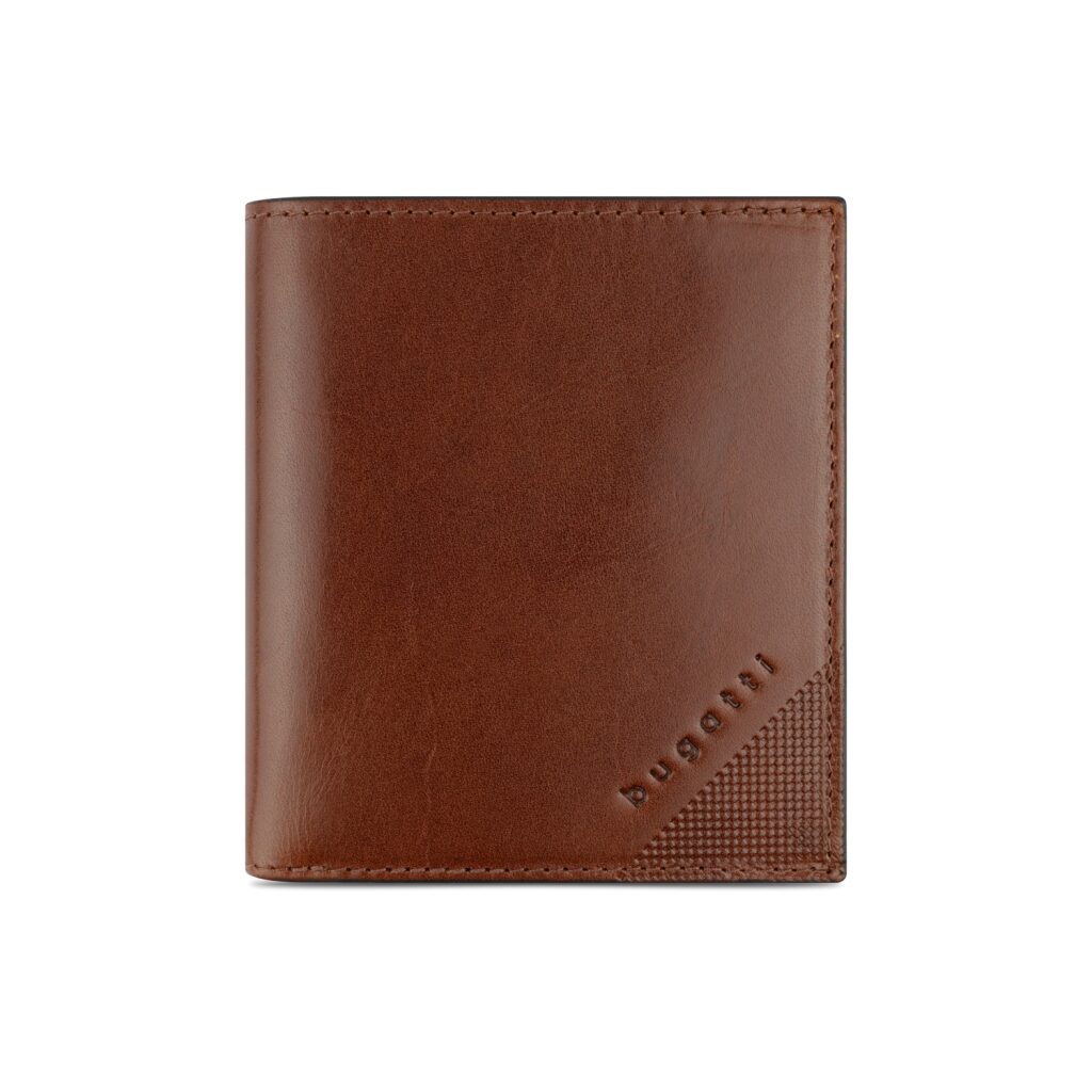 Ledergeldbörse Nobile Small Vertical Wallet With Flap 49125307 cognac