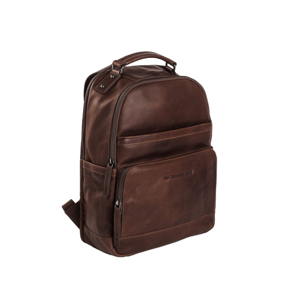 Lederrucksack Austin braun