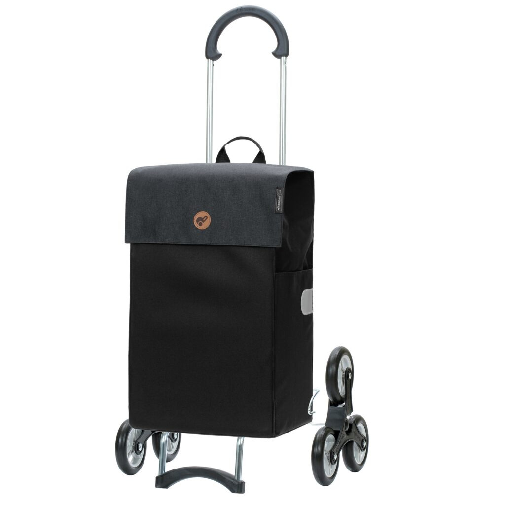 Einkaufstrolley SCALA SHOPPER TREPPENSTEIGER® HERA schwarz