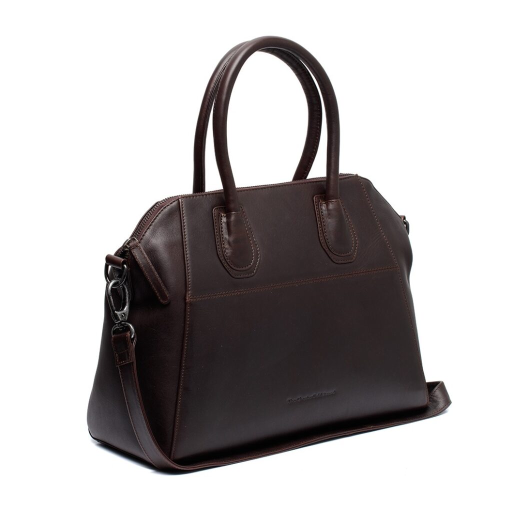 Lederhandtasche Marsala braun