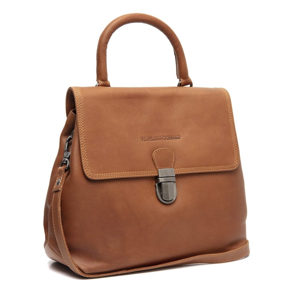 Leder Handtasche Angera cognac