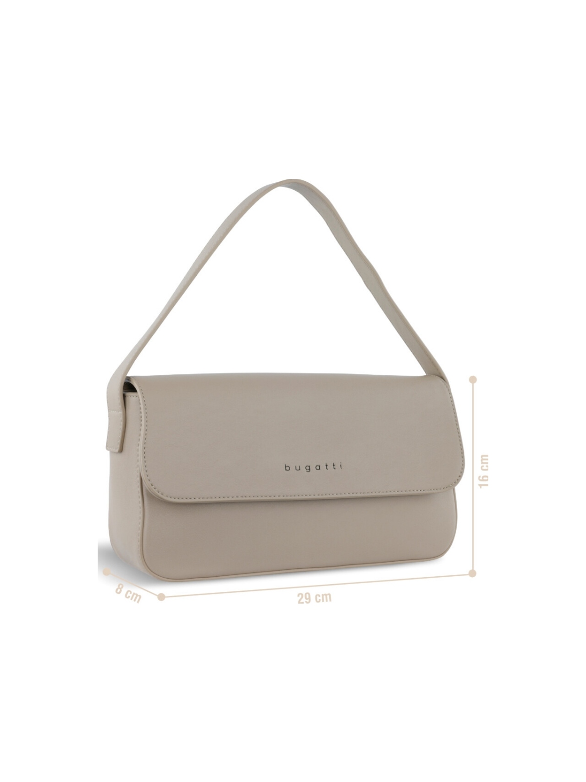 Schultertasche mini Almata sand Schultertasche mini Almata sand
