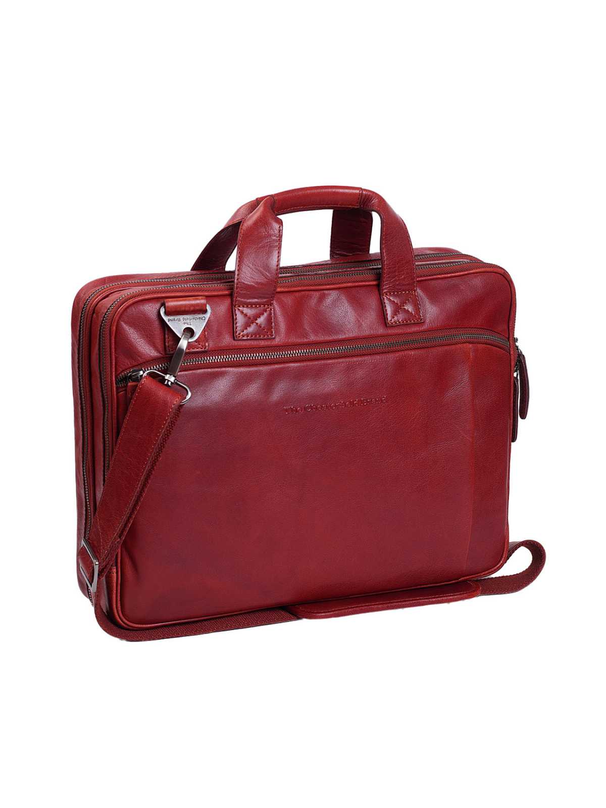 The Chesterfield Brand Laptoptasche Manuel 15,4" rot, Feature-Bild