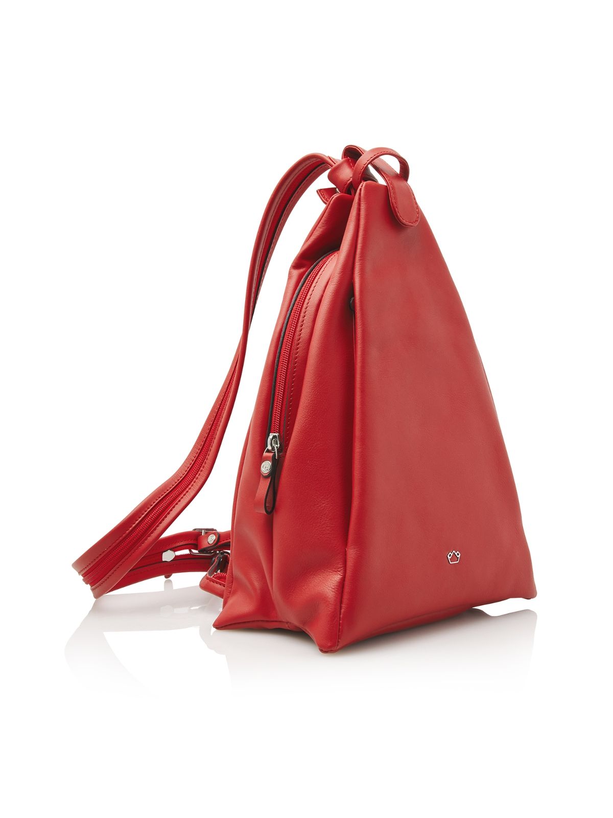 Lederrucksack Babette Nappa rot Lederrucksack Babette Nappa rot