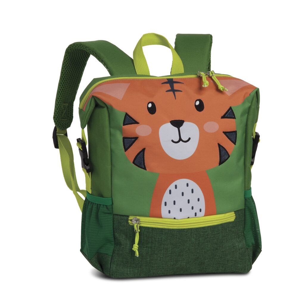 Fabrizio Kinderrucksack mit Tigermotiv 20643-0700 grün