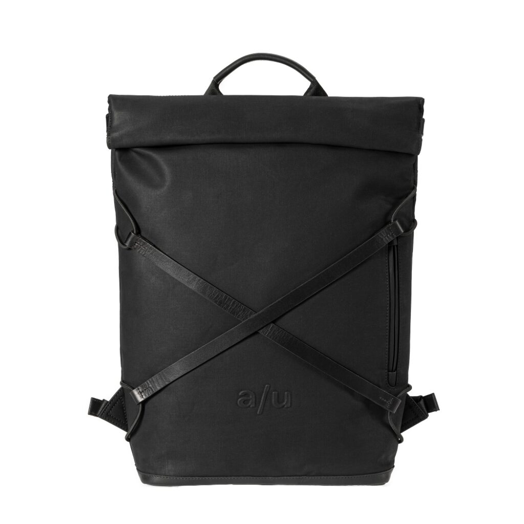 Lederrucksack Osaka black