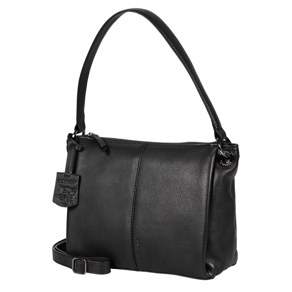 Burkely Schultertasche Radiant Raven schwarz, Hauptbild 5