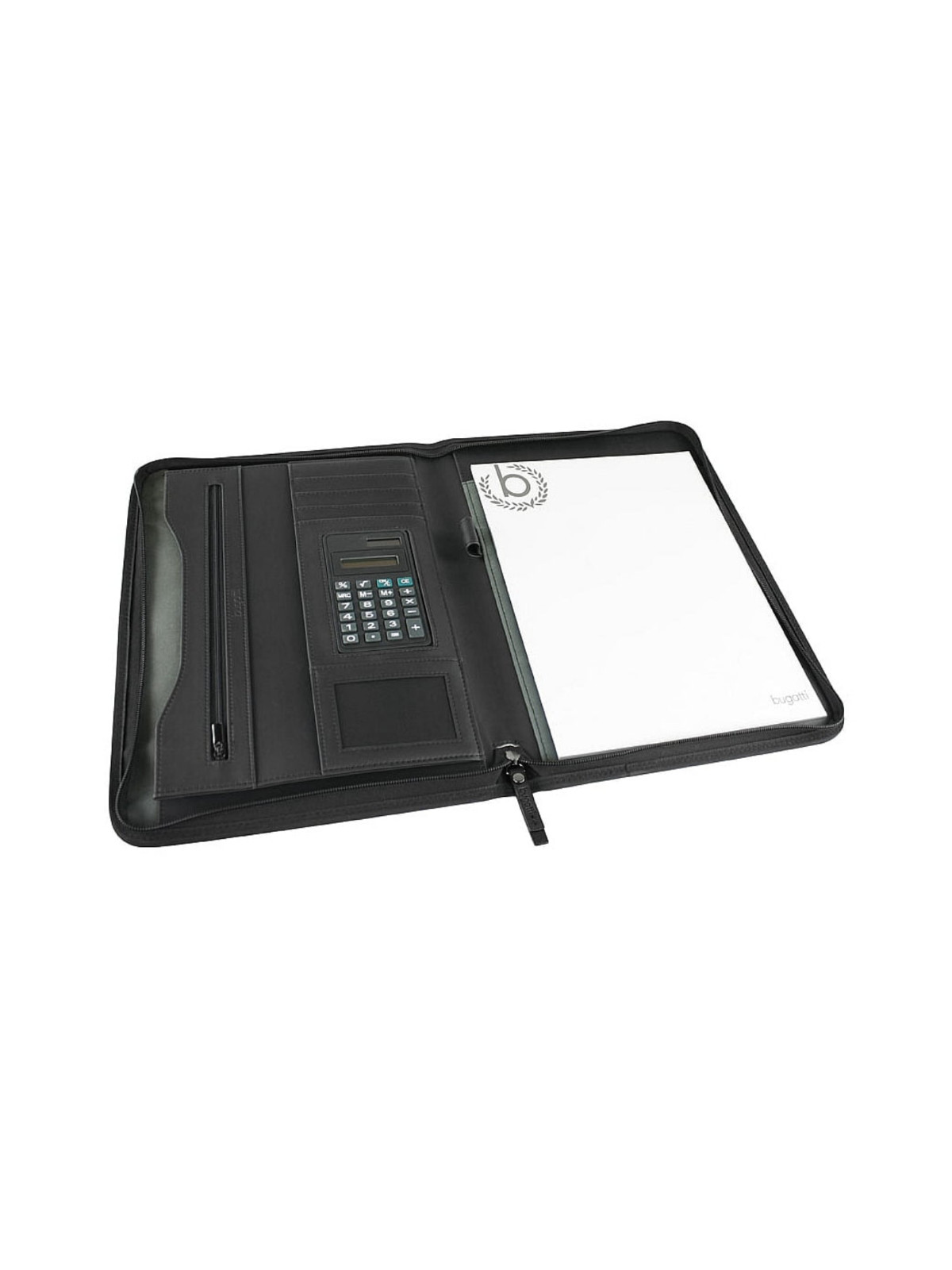 Dokumentenmappe A4 Ufficio mit Taschenrechner schwarz Dokumentenmappe A4 Ufficio mit Taschenrechner schwarz