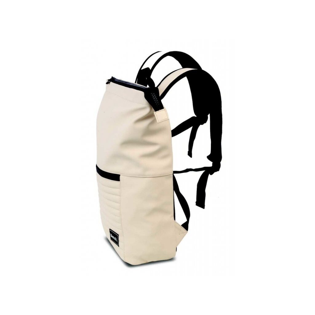 Bench Sportrucksack Hydro quilted no-roll-top beige, Hauptbild 3