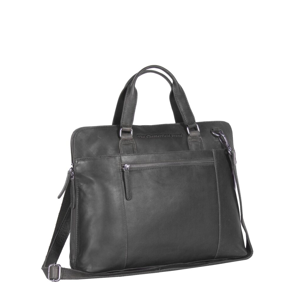 Leder Business-Handtasche Hana schwarz