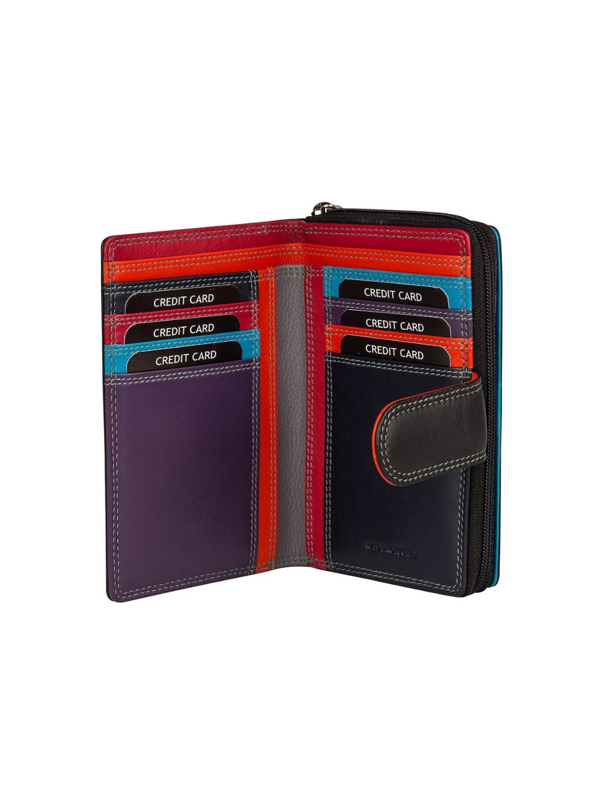 Patchi Ledergeldbörse 88 Loop multicolor schwarz, Feature-Bild Patchi Ledergeldbörse 88 Loop multicolor schwarz, Feature-Bild