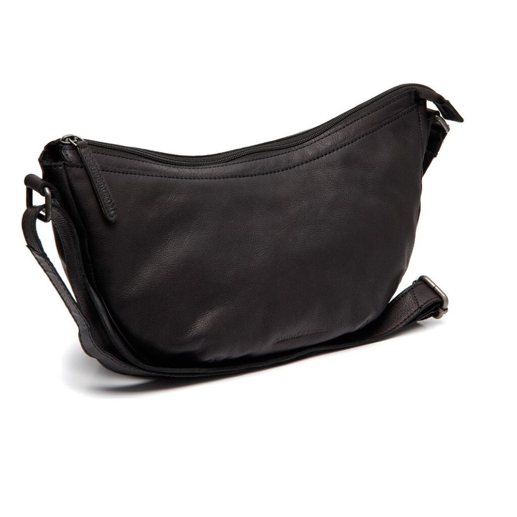 Leder Umhängetasche Clarita schwarz Leder Umhängetasche Clarita schwarz