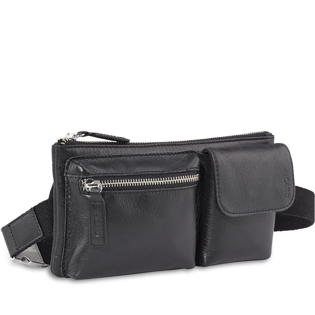 Picard Leder Bauchtasche / Gürteltasche BUDDY 4504 schwarz, Hauptbild 5