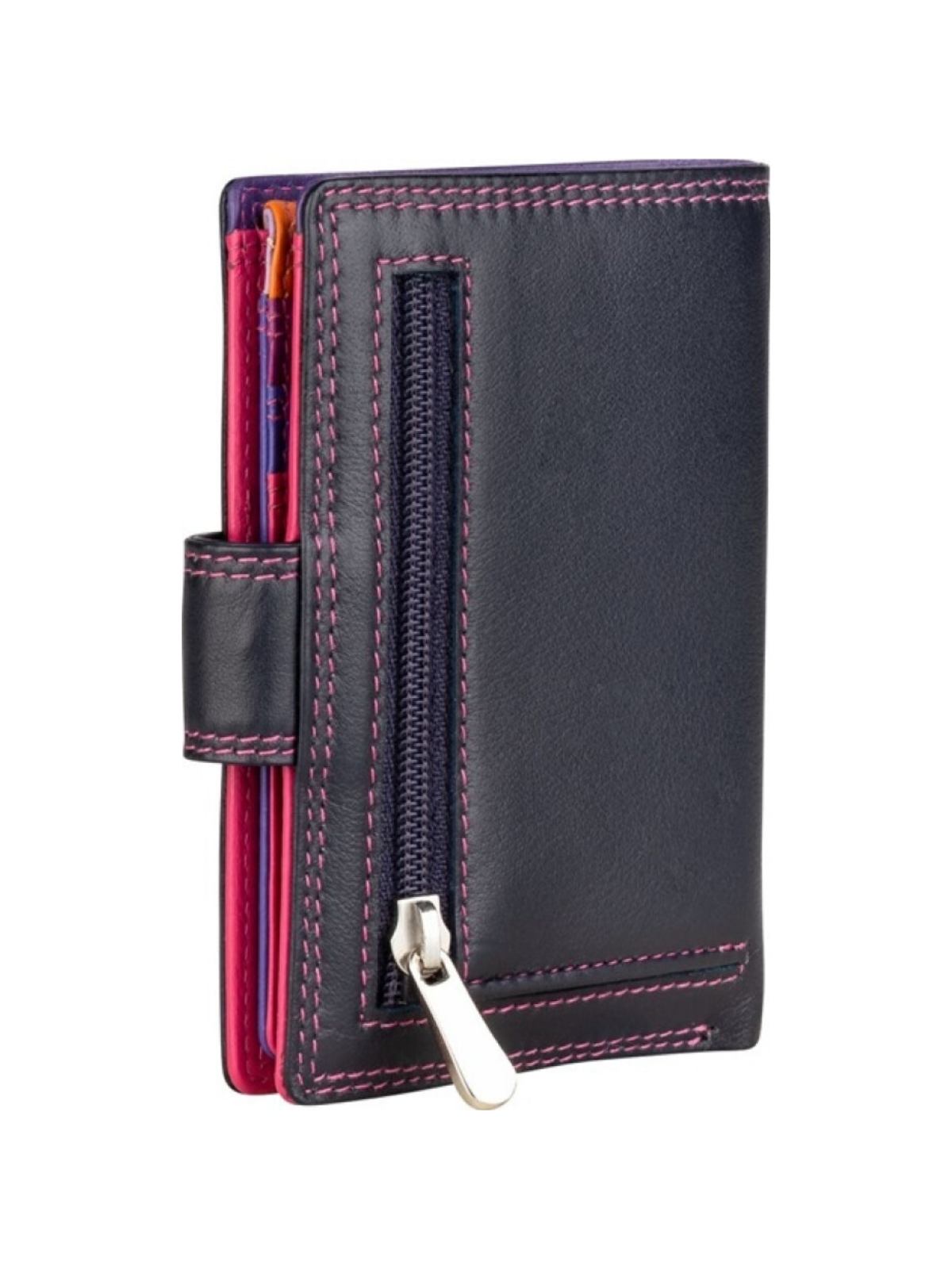Ledergeldbörse Loop Flap lila Ledergeldbörse Loop Flap lila