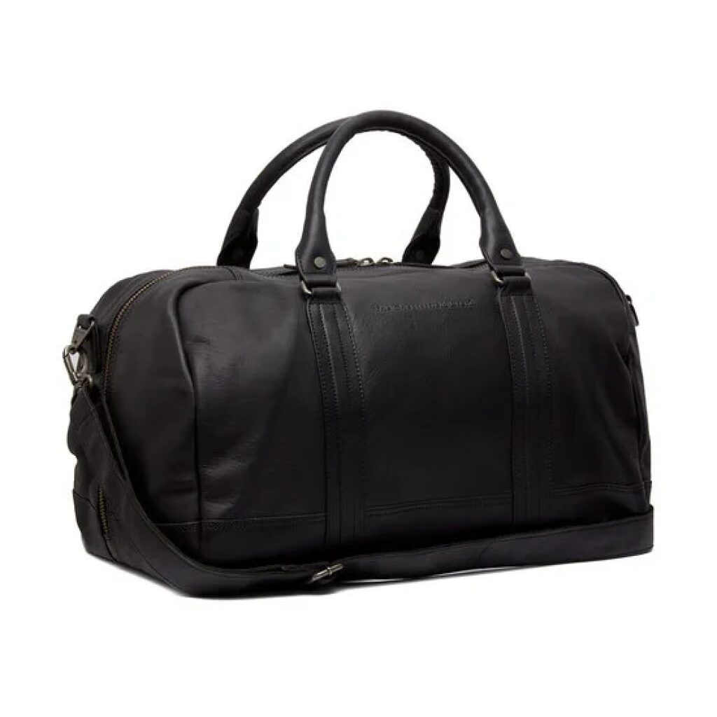 Lederreisetasche / Weekender Perth schwarz