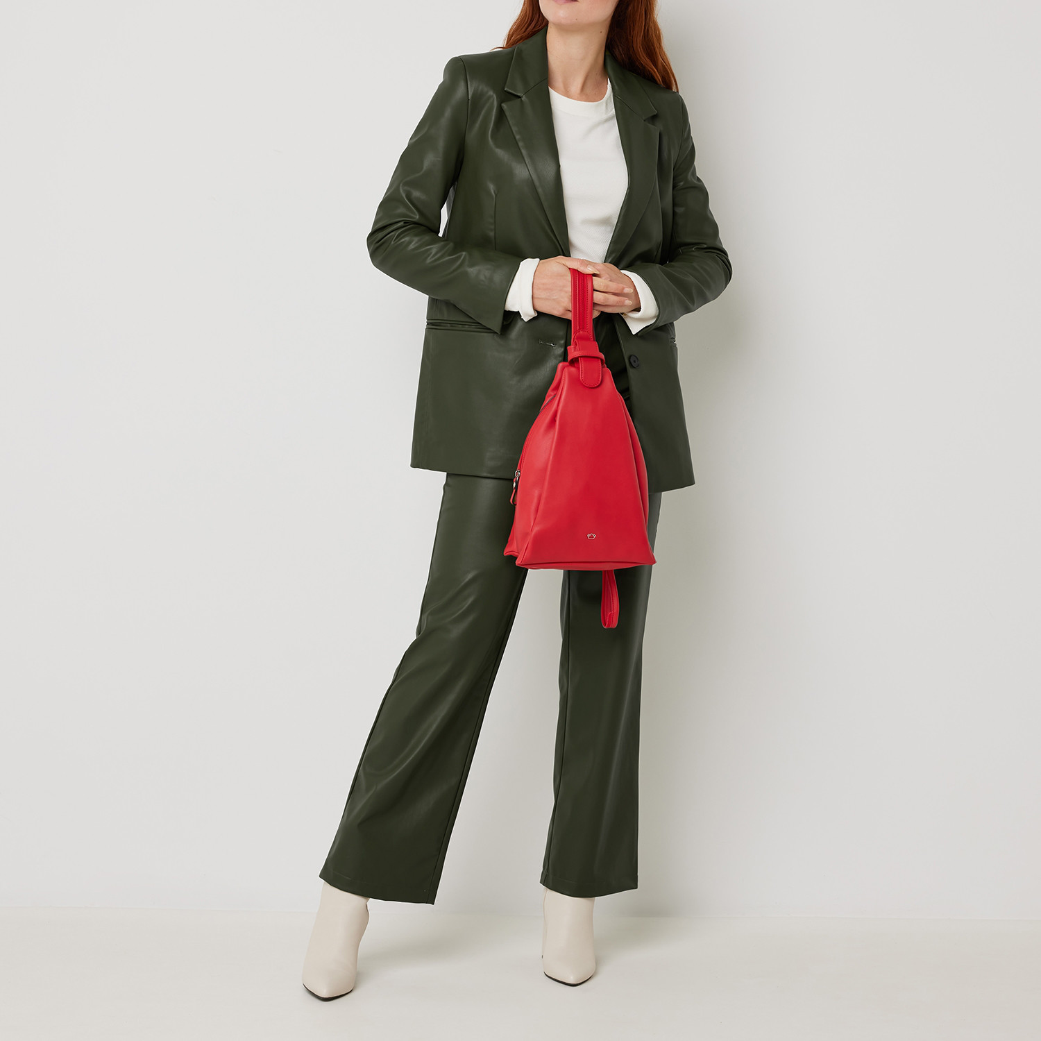 Castelijn & Beerens Lederrucksack Babette Nappa rot, Feature-Bild