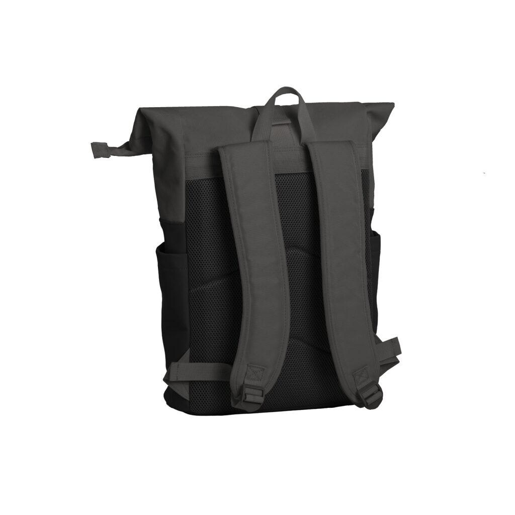 Daniel Ray Rolltop-Rucksack Pittsburgh für Notebook 15,6" schwarz-grau, Hauptbild 3