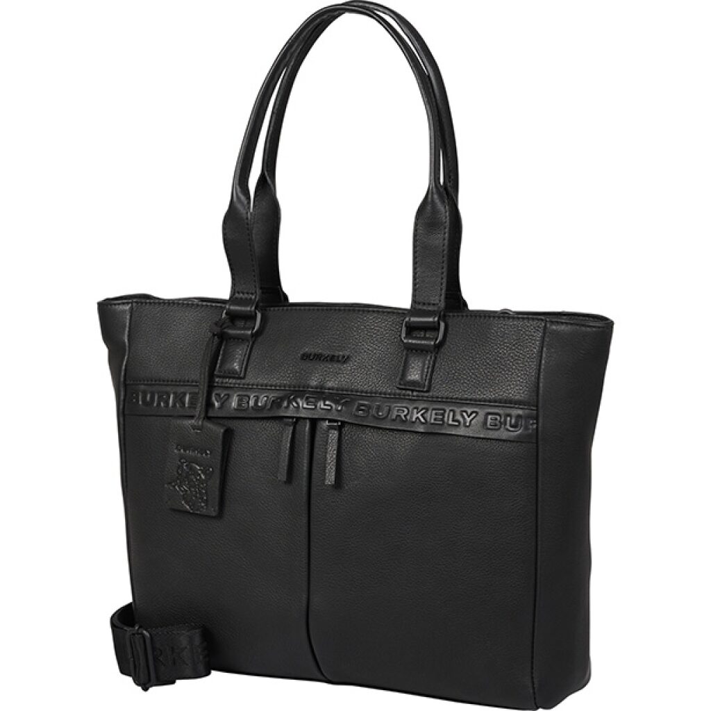 Burkely Leder Laptoptasche Minimal Mason 15,6" schwarz, Hauptbild 5