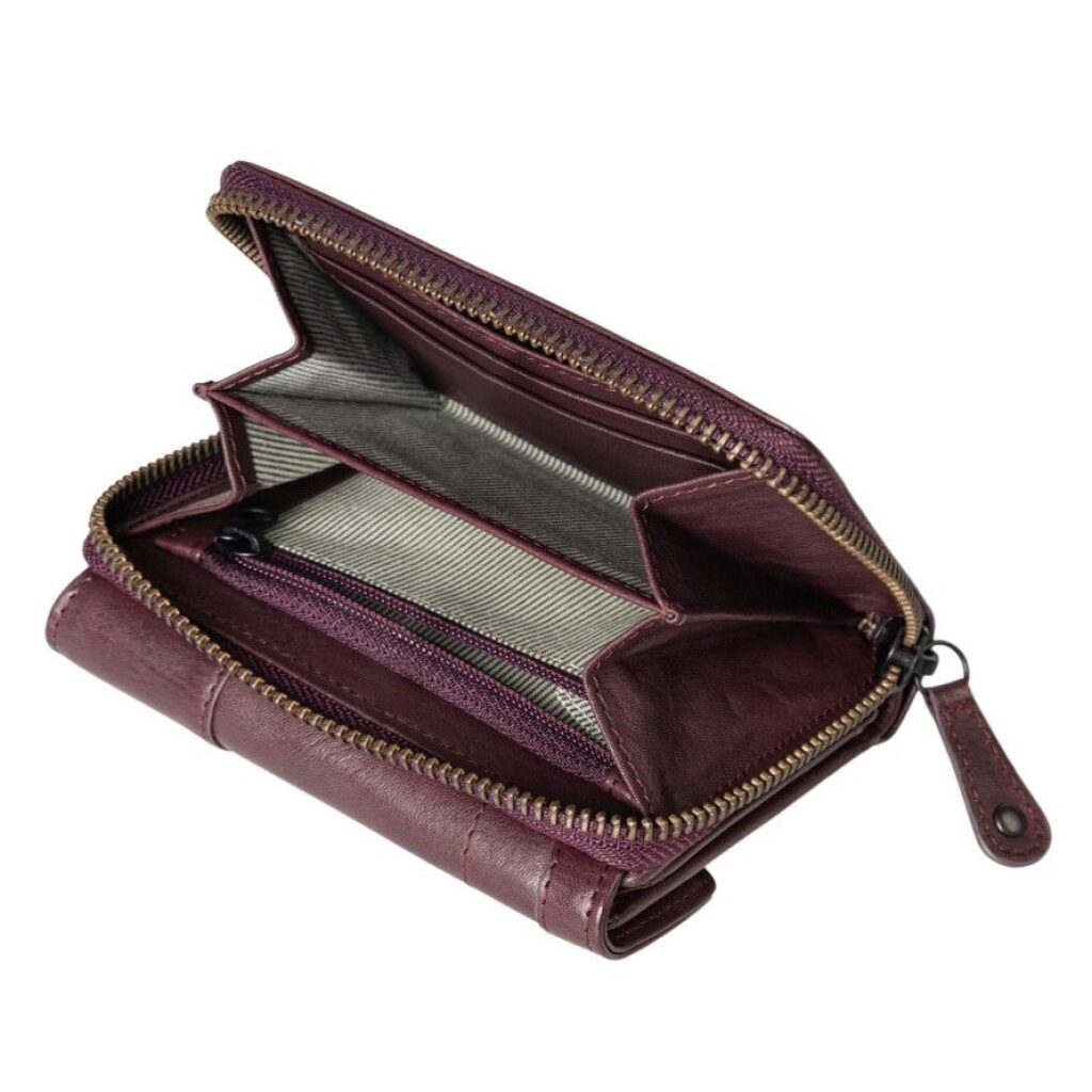 Ledergeldbörse Lotta burgundy Ledergeldbörse Lotta burgundy