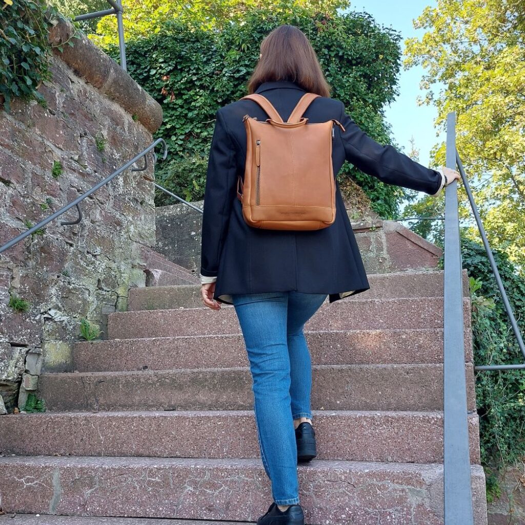 Lederrucksack Romy cognac