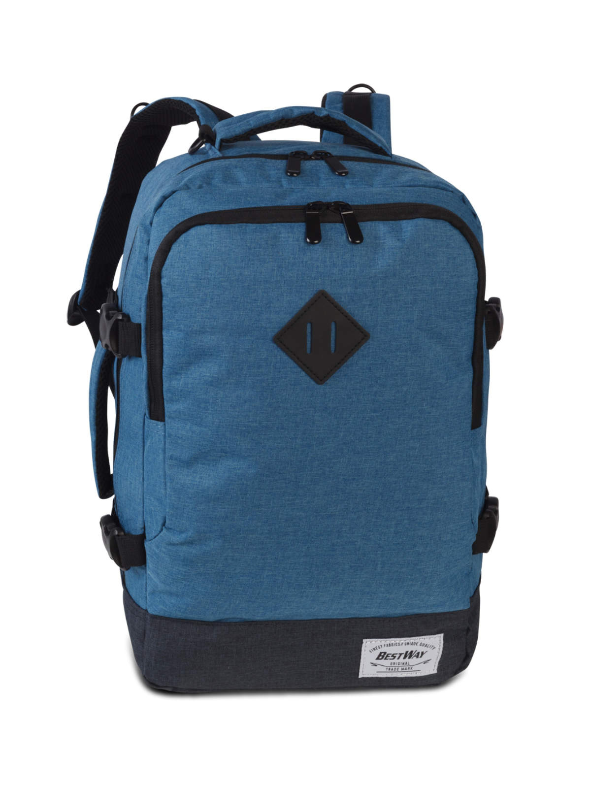 Handgepäck Rucksack 40x20x25 cm blau Handgepäck Rucksack Ryanair Vorderseite blau