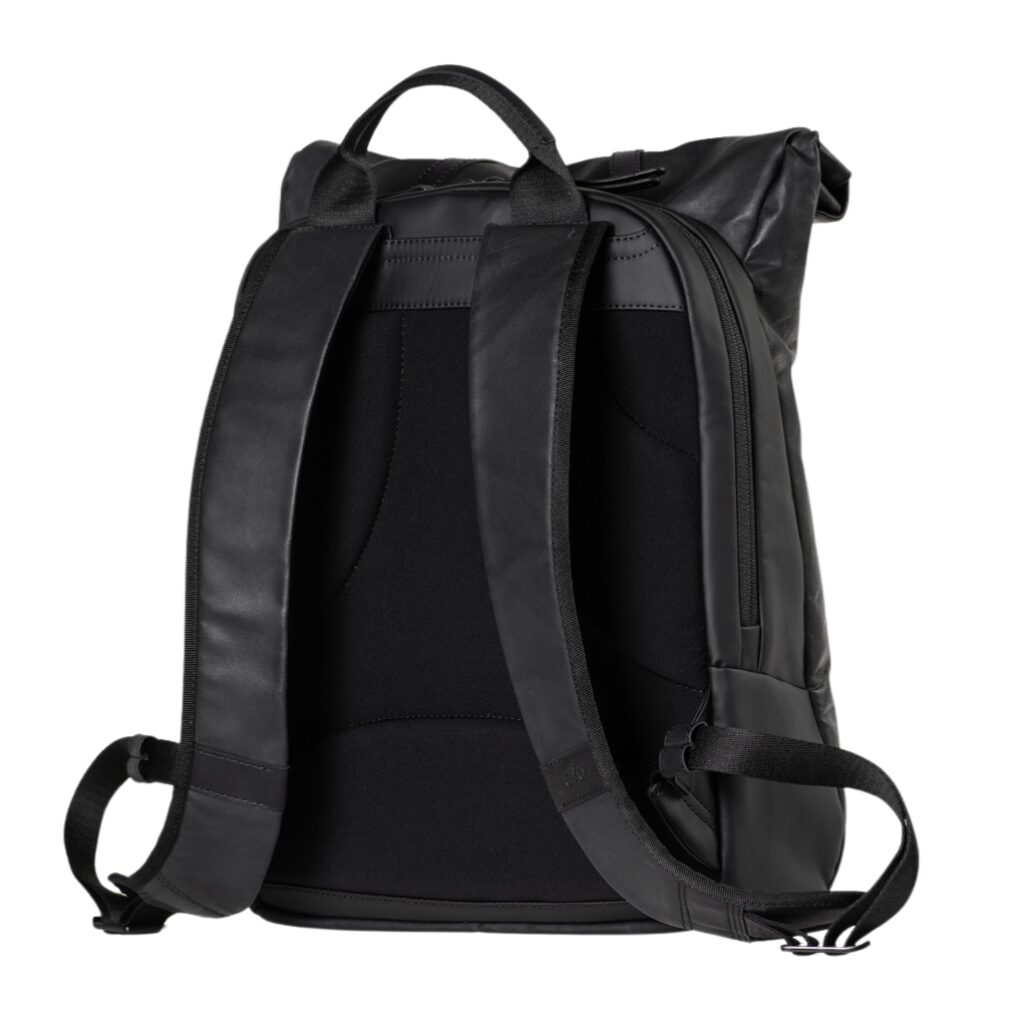 aunts & uncles Rolltop Rucksack Yabe RE schwarz, Hauptbild 2