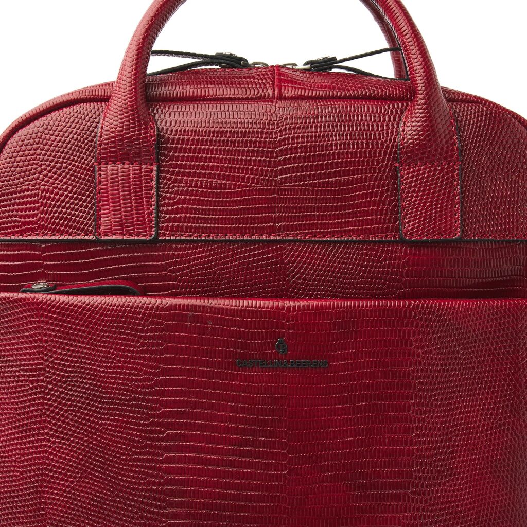 Castelijn & Beerens Lederrucksack Hanne 459577 rot, Hauptbild 7