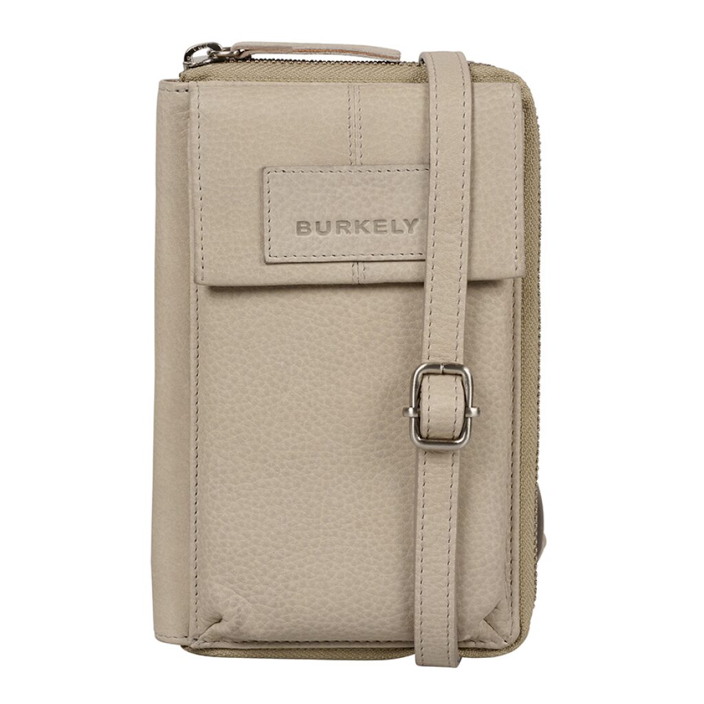 Damen Handytasche mit Geldbörse 2in1 Soft Skylar hellgrau Damen Handytasche mit Geldbörse 2in1 Soft Skylar hellgrau