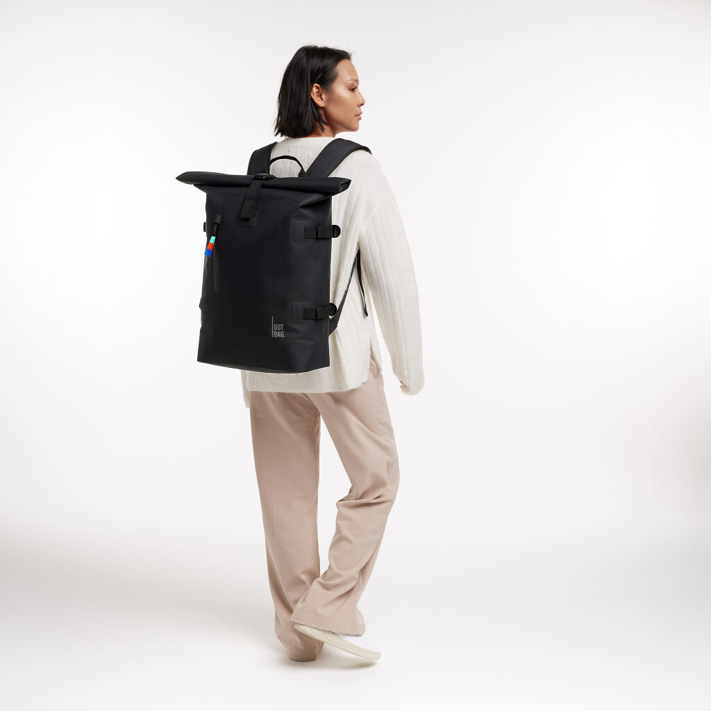 Got Bag Rolltop Rucksack 2.0 Monochrome schwarz-bunt, Hauptbild 2