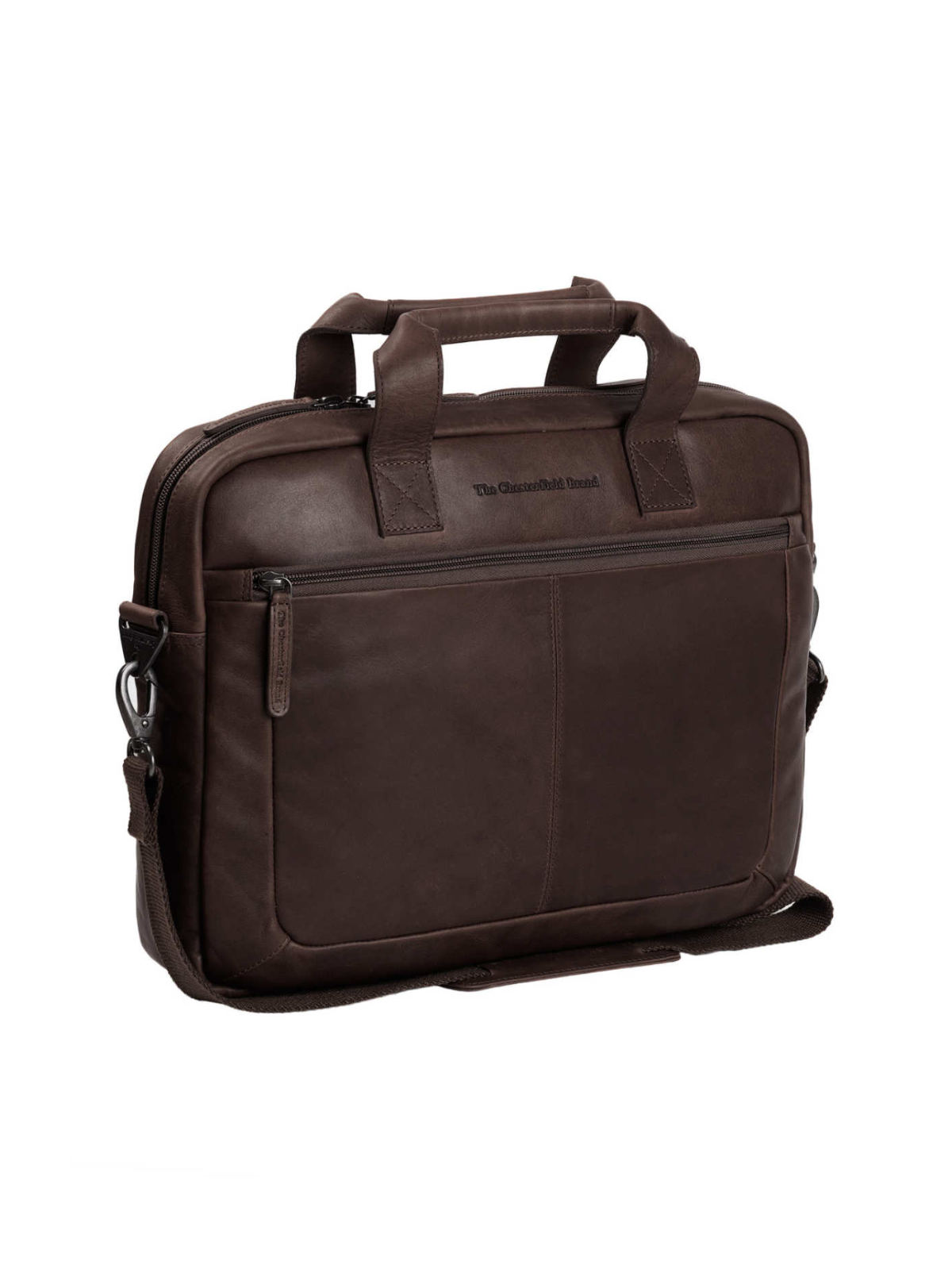 The Chesterfield Brand Laptoptasche Calvi 15,6" braun, Feature-Bild