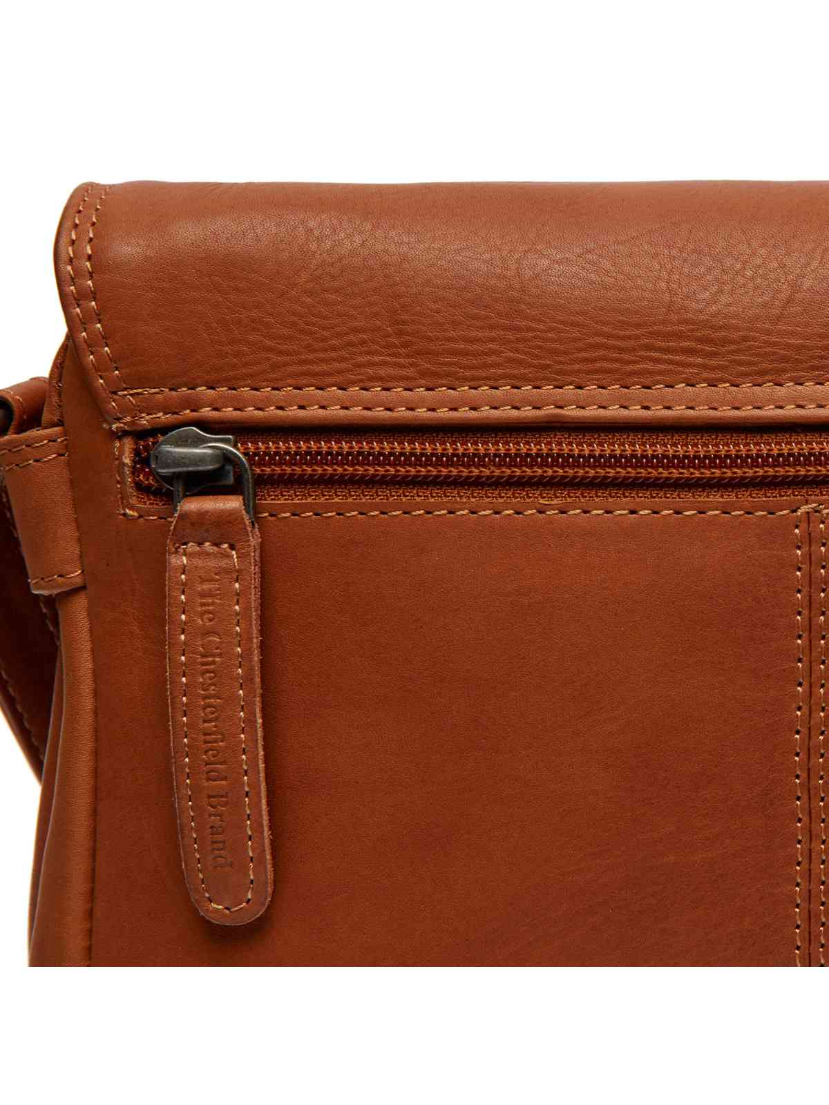 Leder Umhängetasche Redmond cognac