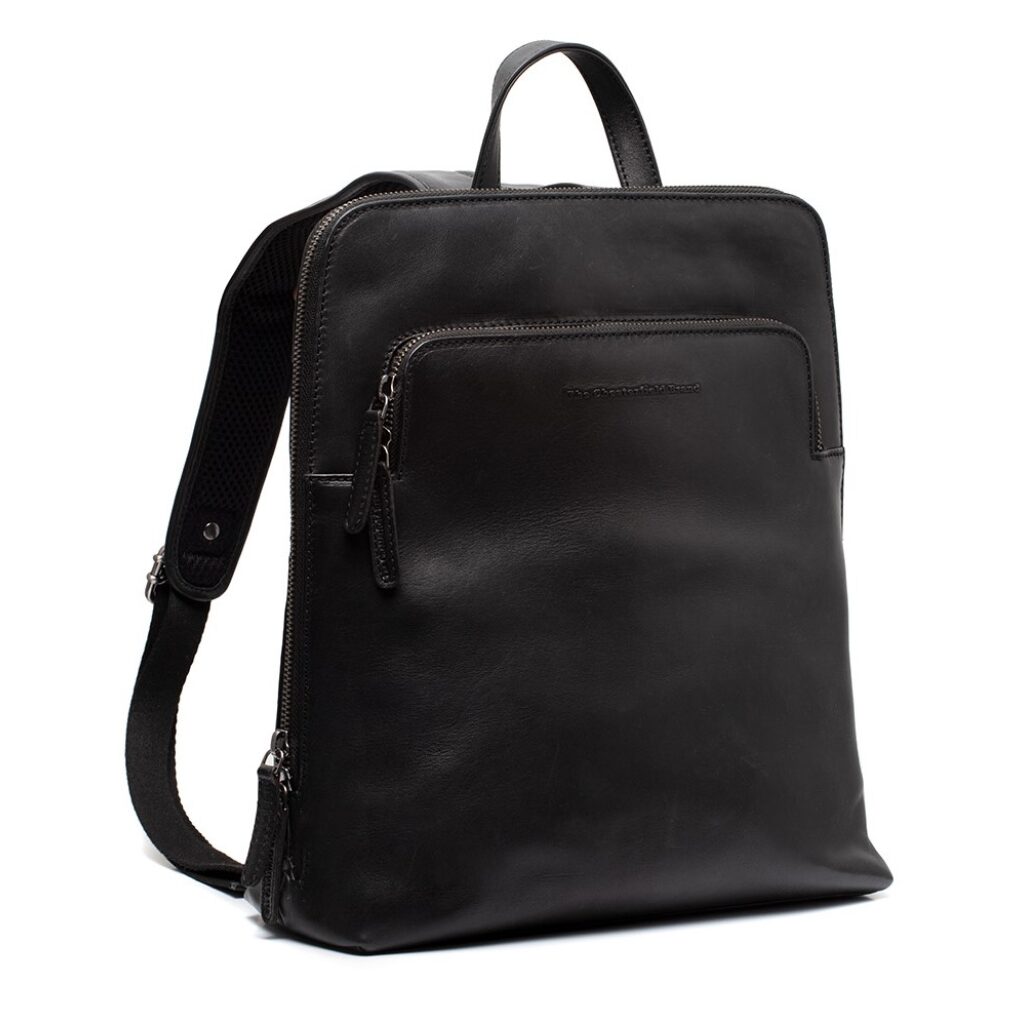 Lederrucksack Fornella für die Stadt schwarz Lederrucksack Fornella für die Stadt schwarz