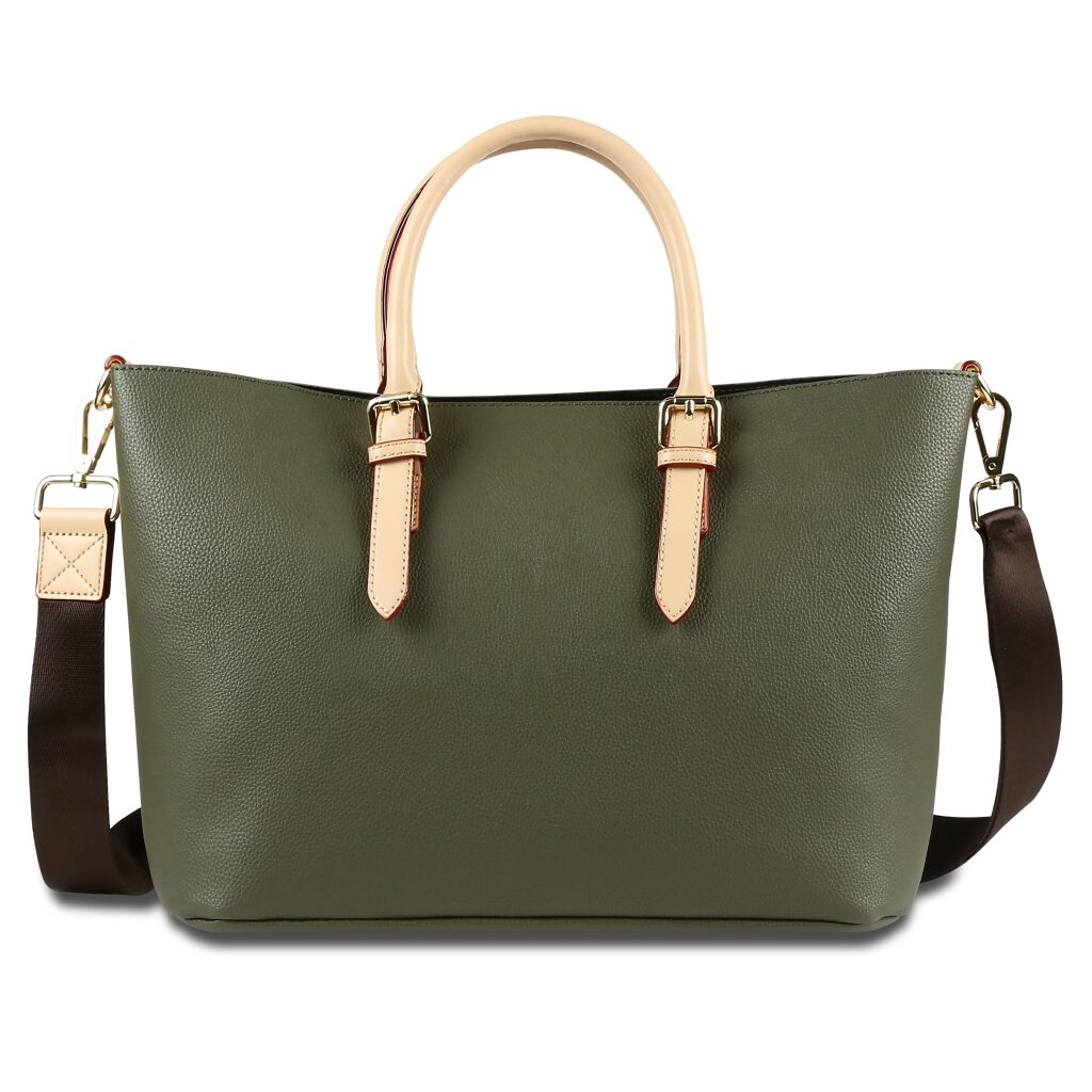 Damen-Shopper-Tasche Ella M 49362484 olive Damen-Shopper-Tasche Ella M 49362484 olive