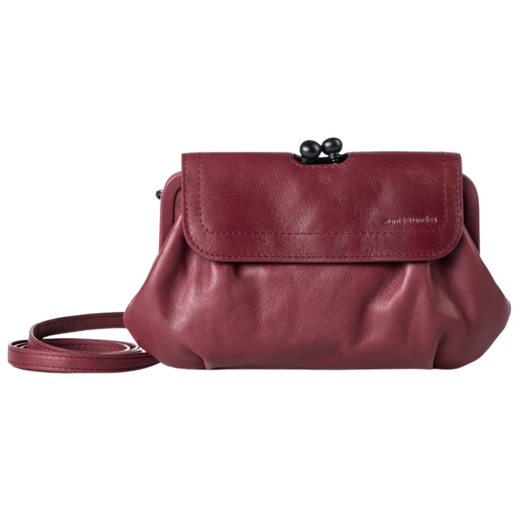 3in1 Umhängetasche / Clutch / große Geldbörse bohemian red