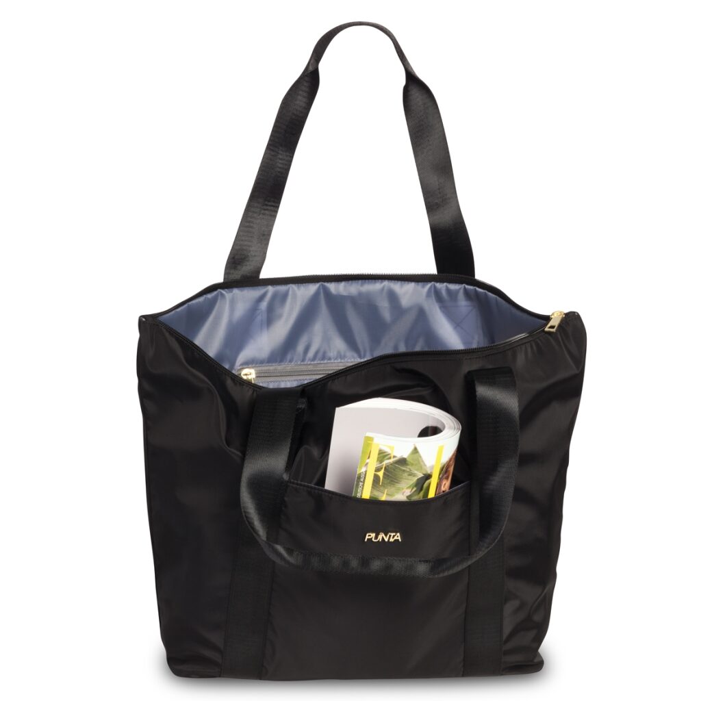 Fabrizio Punta Shopper Einkaufstasche 10451-0100 schwarz, Hauptbild 2