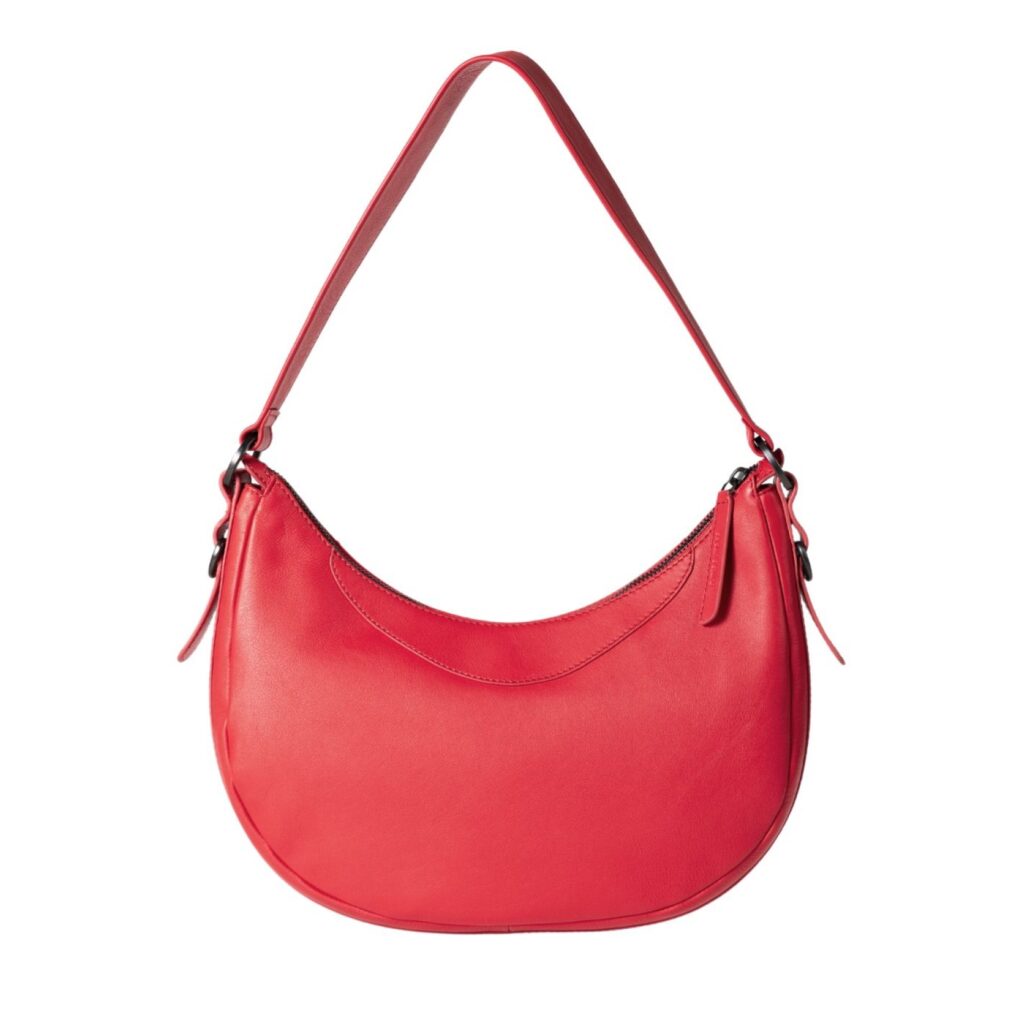 Leder Halfmoon Bag Jamie's Orchard Lily coral Leder Halfmoon Bag Jamie's Orchard Lily coral