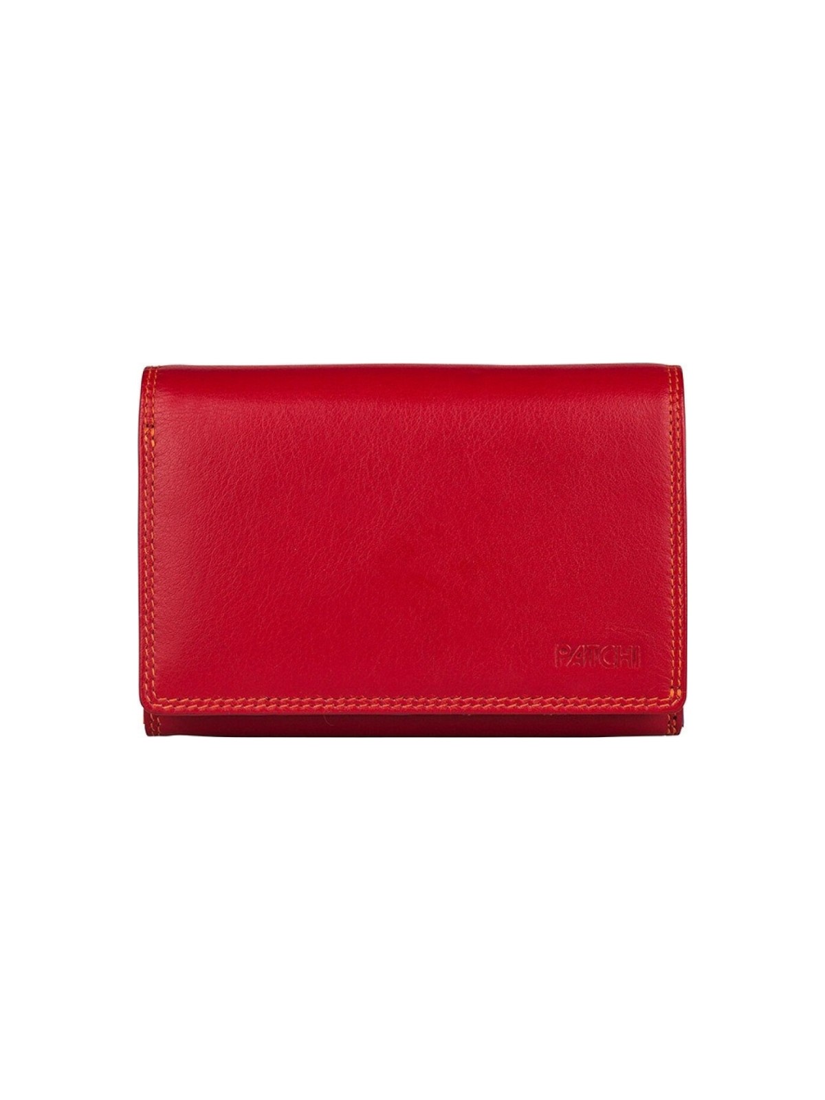 Ledergeldbörse Wallet L multicolor rot