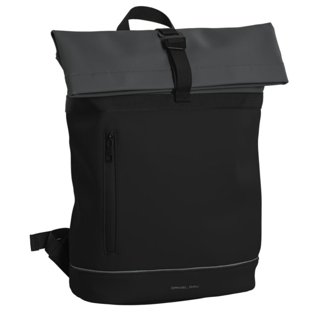 Rolltop Rucksack Hampton 15,6" schwarz-grau Rolltop Rucksack Hampton 15,6" schwarz-grau