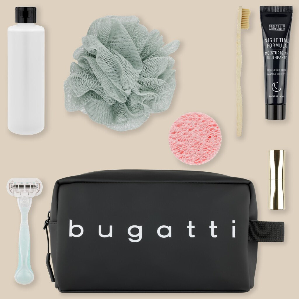Bugatti Kulturtasche Rina schwarz, Feature-Bild
