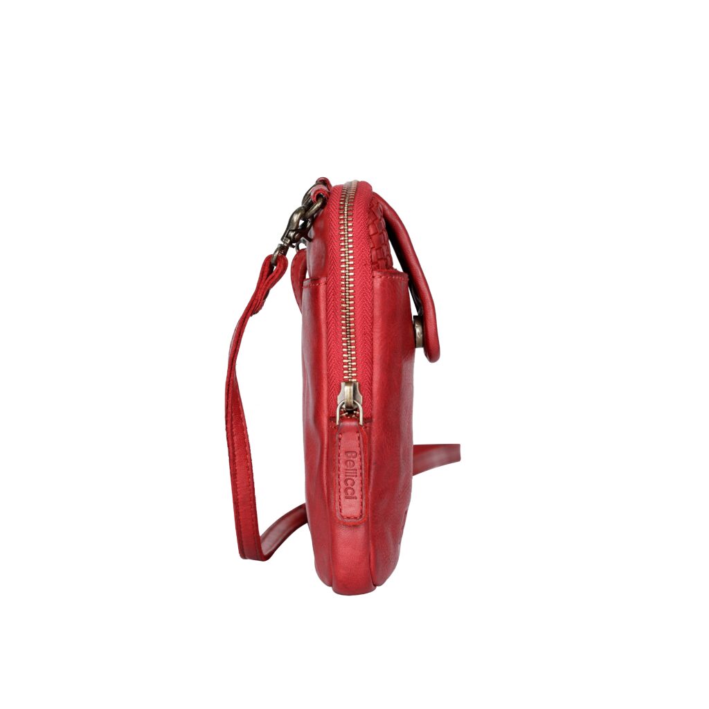 Bellicci Leder Handytasche Emberly rot, Hauptbild 3