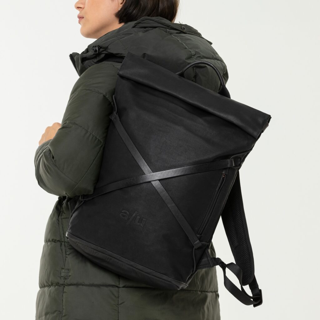 aunts & uncles Lederrucksack Osaka black, Hauptbild 3