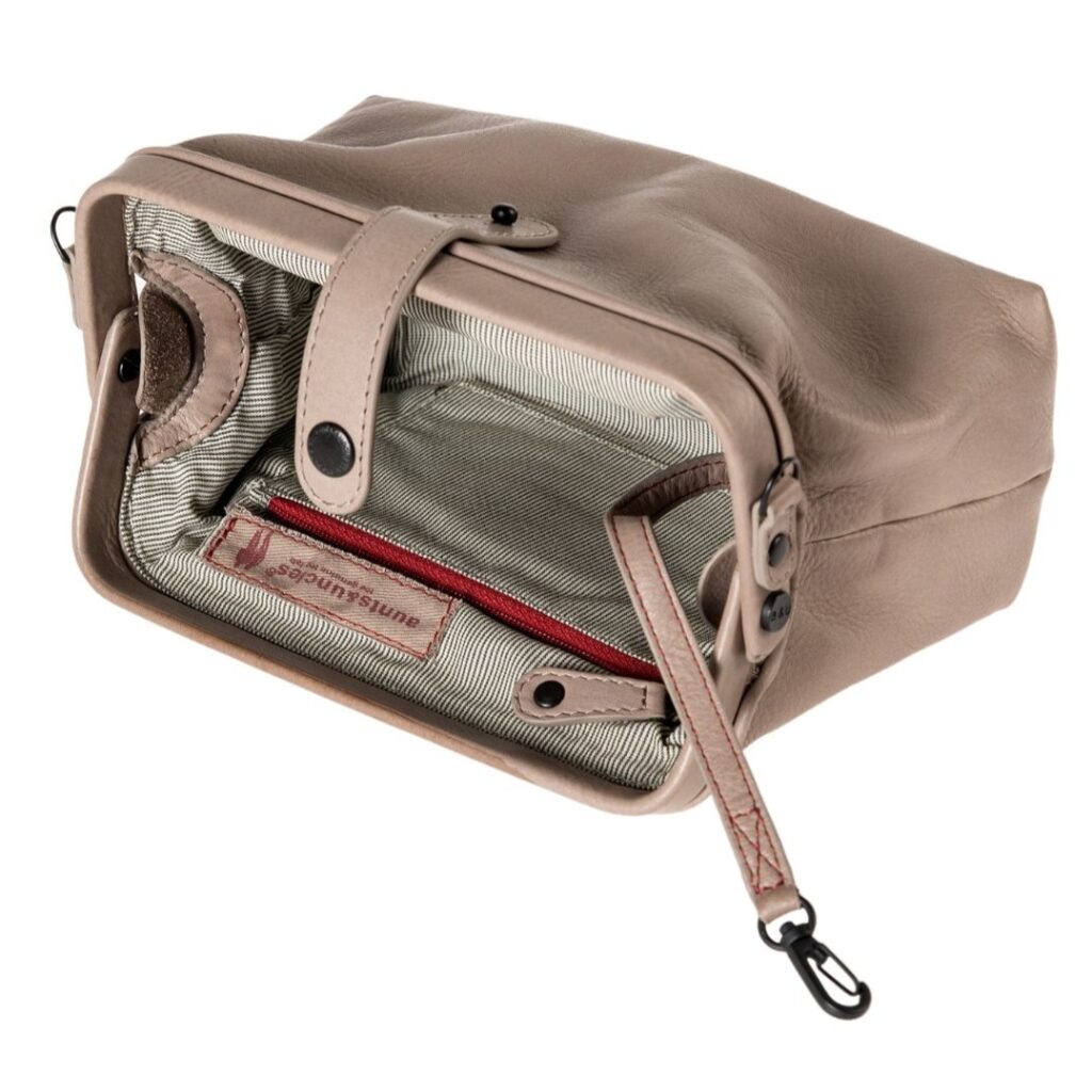 Damenledertasche Mrs. Eclair vintage khaki Damenledertasche Mrs. Eclair vintage khaki