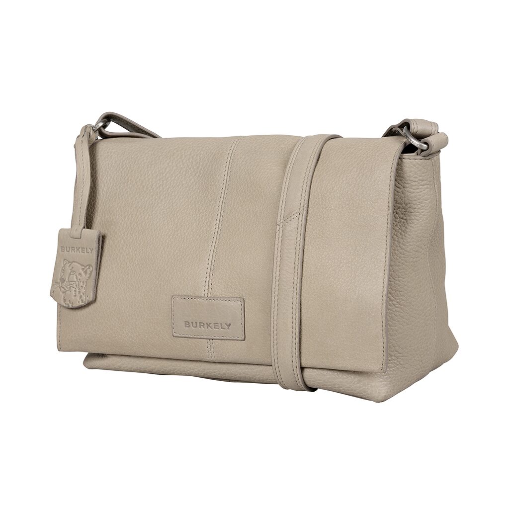 Burkely Leder Crossbody-Tasche Soft Skylar Satchal Bag hellgrau, Hauptbild 3