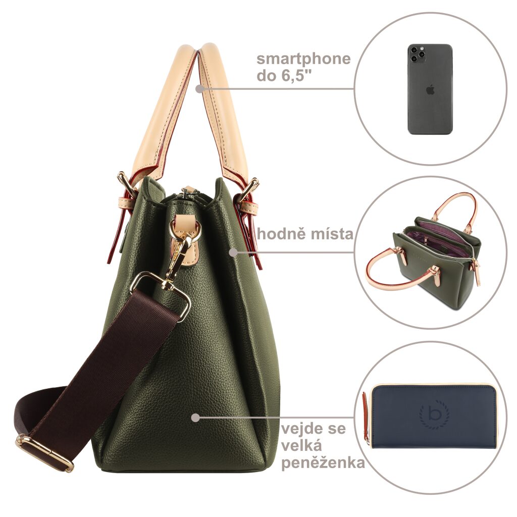 Bugatti Damenhandtasche Ella M 49362384 olive, Hauptbild 4