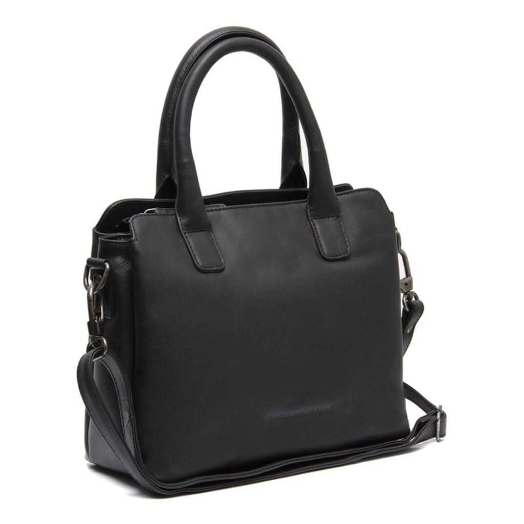 Lederhandtasche / Umhängetasche Hermosa schwarz