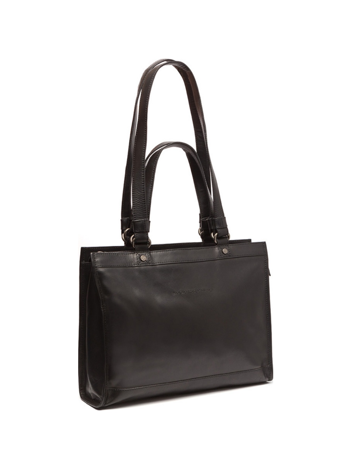 Leder Shopper Lille schwarz Leder Shopper Lille schwarz