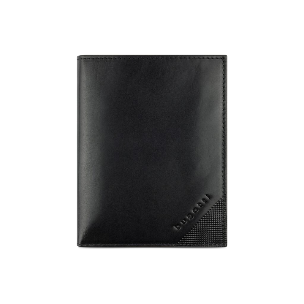 Ledergeldbörse Nobile Vertical Wallet With Flap 49125501 schwarz