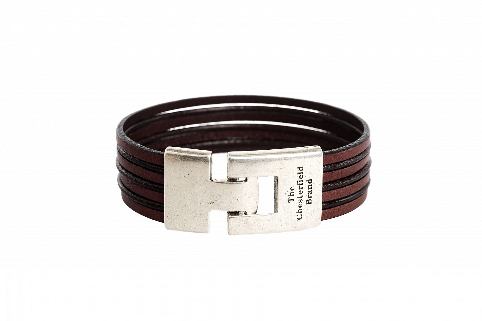 Lederarmband Elvis braun - M (19cm)