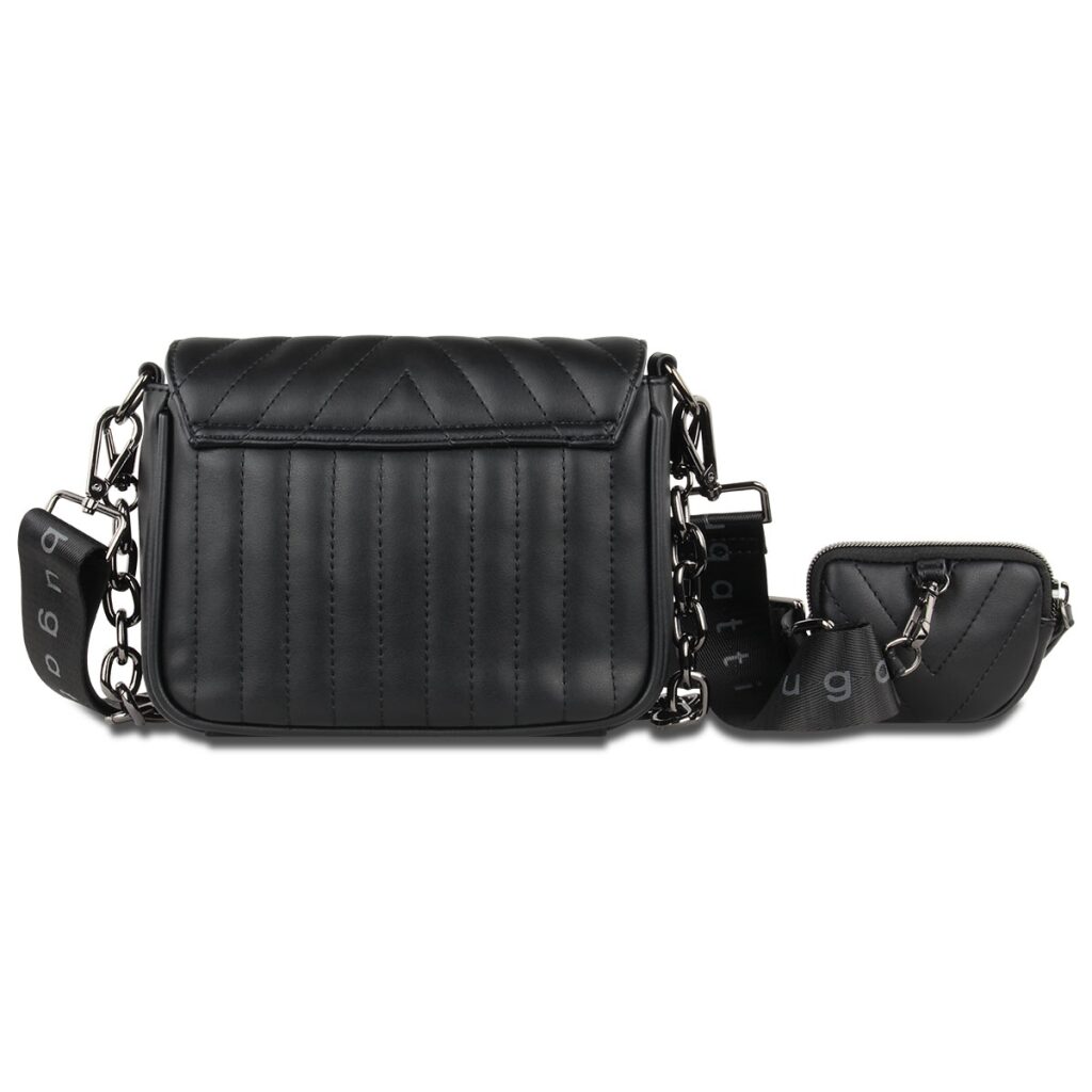 Bugatti Crossbody-Tasche mit Geldbörse 2in1 Sira schwarz, Hauptbild 3