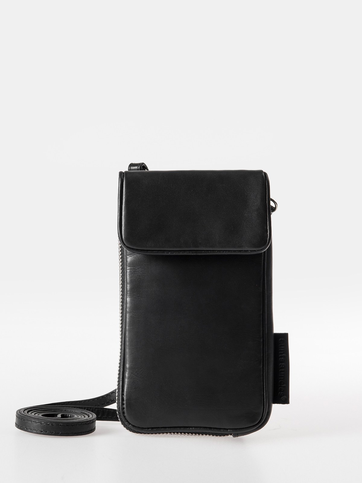 Handytasche Leder Cloudberry schwarz Handytasche Leder Cloudberry schwarz
